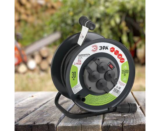 Удлинитель силовой Эра RMx-4es-3x2.5-30m-IP44(KG) Б0043058, изображение 2