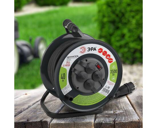 Удлинитель силовой Эра RMx-4es-3x2.5-40m-IP44(KG) Б0043059, изображение 2