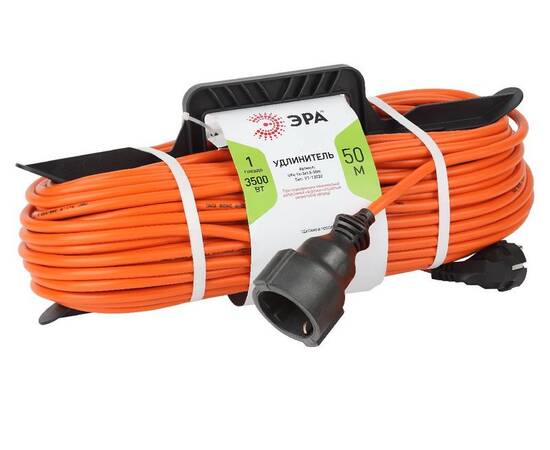Удлинитель силовой Эра UFx-1e-3x1.5-50m Б0046814