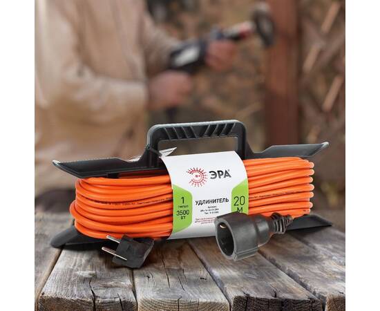 Удлинитель силовой Эра UFx-1e-3x1.5-20m Б0046829, изображение 2