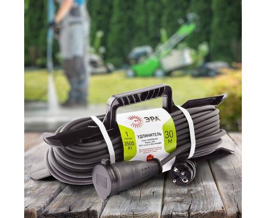 Удлинитель силовой Эра UFx-1e-3x1,5-30m-IP44(KG) Б0050869, изображение 2