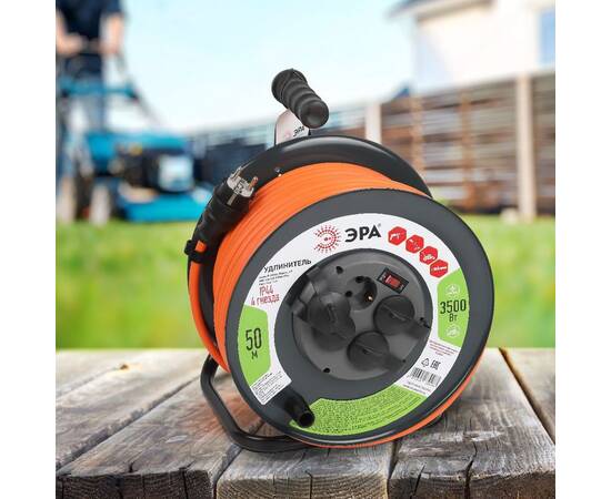 Удлинитель силовой Эра RMx-4es-3x2.5-50m-IP44 Б0052922, изображение 2