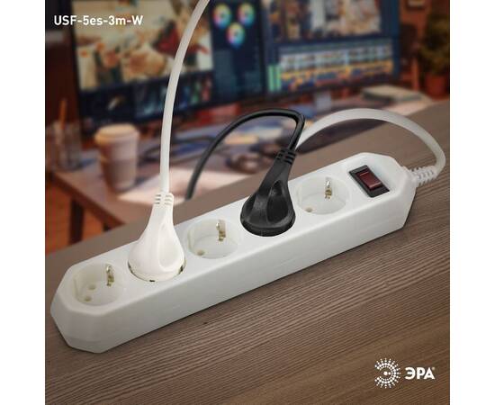 Сетевой фильтр Эра USF-5es-3m-W Б0019033, изображение 6