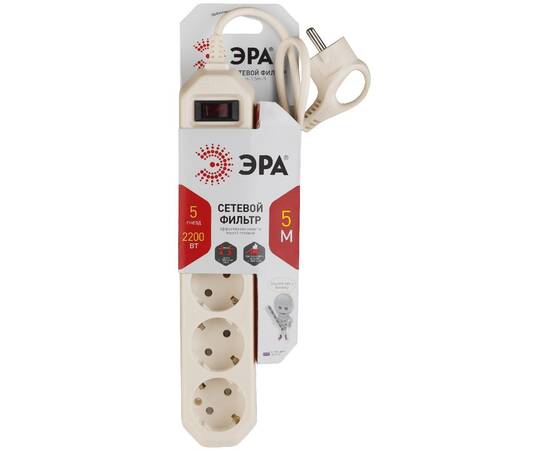 Сетевой фильтр Эра USF-5es-5m-I Б0019739, изображение 2