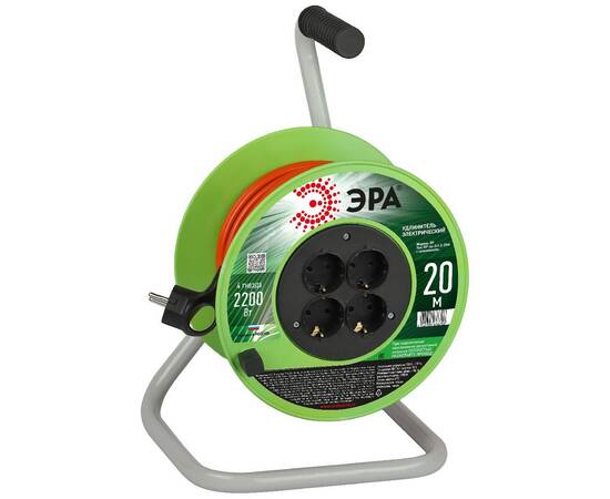 Удлинитель силовой Эра RP-4e-3х1.0-20m Б0056098