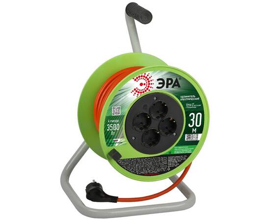 Удлинитель силовой Эра RP-4e-3x1.5-30m Б0056102