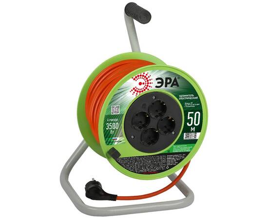 Удлинитель силовой Эра RP-4e-3x1.5-50m Б0056104