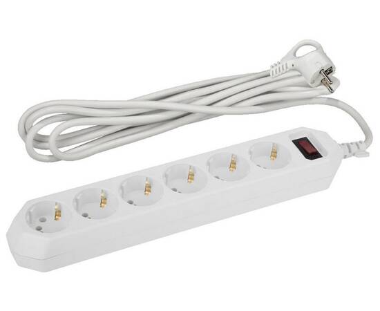 Сетевой фильтр Эра USF-6es-1,5m-W-BOX Б0037260