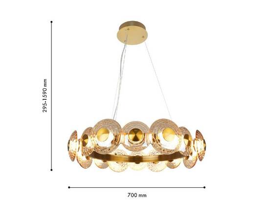 Подвесная люстра Favourite Claros 4641-16P, изображение 2