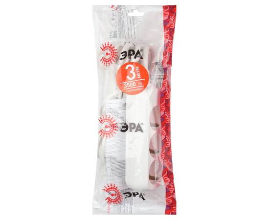 Удлинитель электрический Эра U-3e-3m-3x1 Б0028370, изображение 2