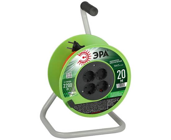 Удлинитель силовой Эра RP-4-2x1.0-20m Б0059781