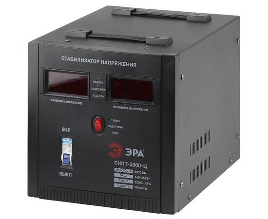 Стабилизатор напряжения переносной Эра СНПТ-5000-Ц Б0020162