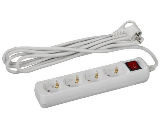 Удлинитель электрический Эра U-4es-3m-3x1 Б0028381