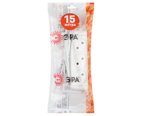 Удлинитель электрический Эра UX-3-1,5m Б0035747, изображение 2