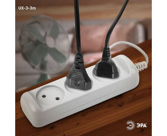 Удлинитель электрический Эра UX-3-3m Б0035748, изображение 3