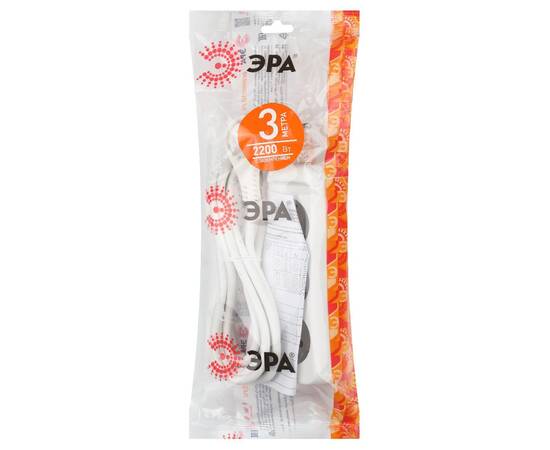 Удлинитель электрический Эра UX-3e-3m Б0035750, изображение 2