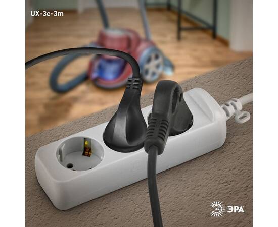 Удлинитель электрический Эра UX-3e-3m Б0035750, изображение 3