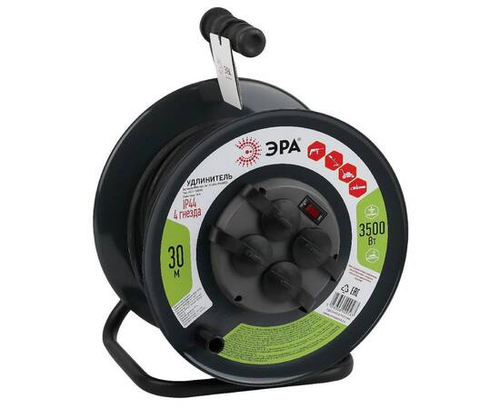 Удлинитель силовой Эра RMx-4es-3x1.5-30m-IP44(KG) Б0046844