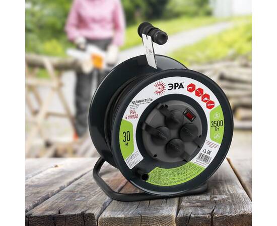 Удлинитель силовой Эра RMx-4es-3x1.5-30m-IP44(KG) Б0046844, изображение 2