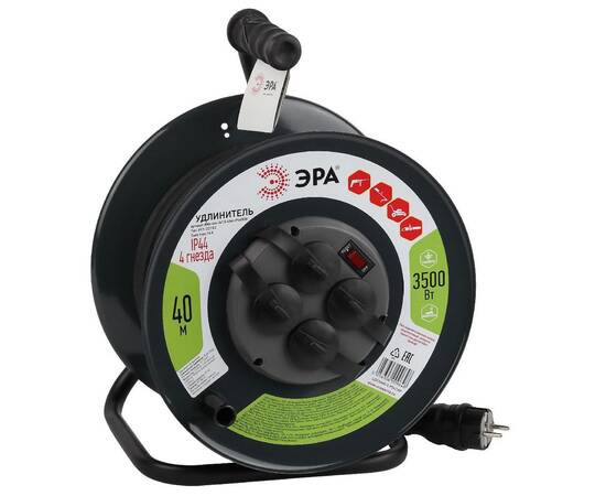 Удлинитель силовой Эра RMx-4es-3x1.5-40m-IP44(KG) Б0046848