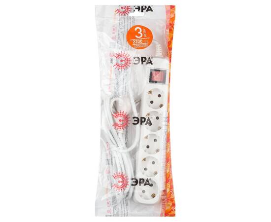 Удлинитель электрический Эра UX-5es-3m Б0035757, изображение 2