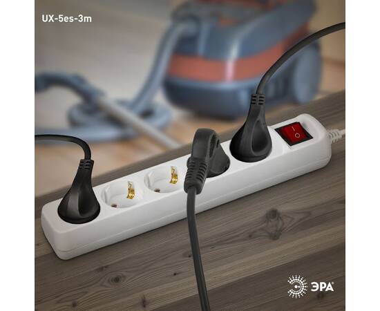 Удлинитель электрический Эра UX-5es-3m Б0035757, изображение 3