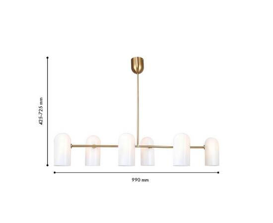 Люстра на штанге F-Promo Barfila 4619-6P, изображение 3