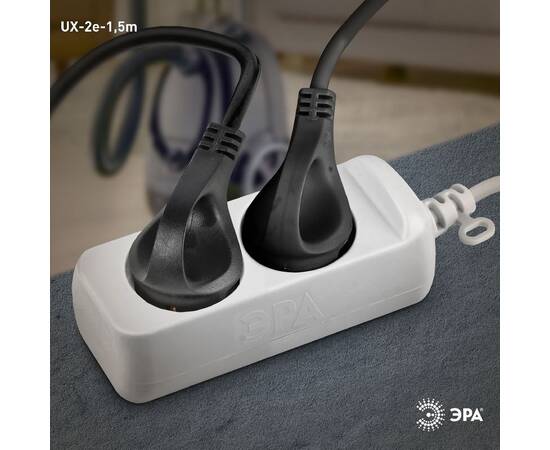 Удлинитель электрический Эра UX-2e-1,5m Б0038572, изображение 2