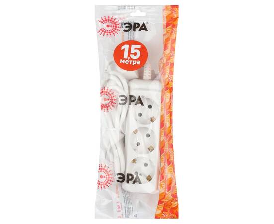 Удлинитель электрический Эра UX-3e-1,5m Б0038575, изображение 2
