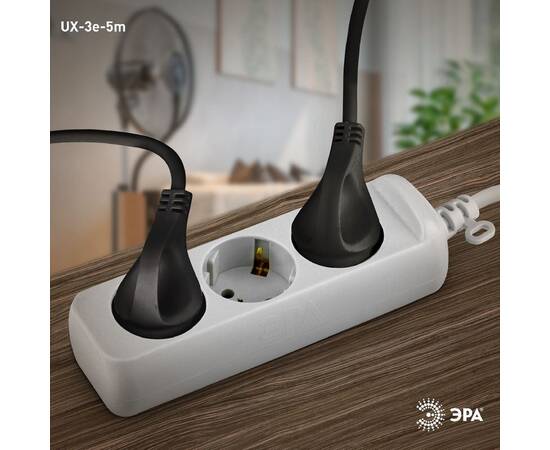Удлинитель электрический Эра UX-3e-5m Б0038576, изображение 2