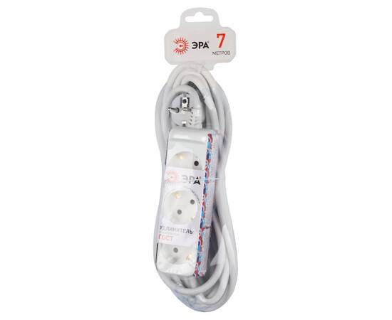 Удлинитель электрический Эра U-3e-7m-3x1,5 Б0044034, изображение 2