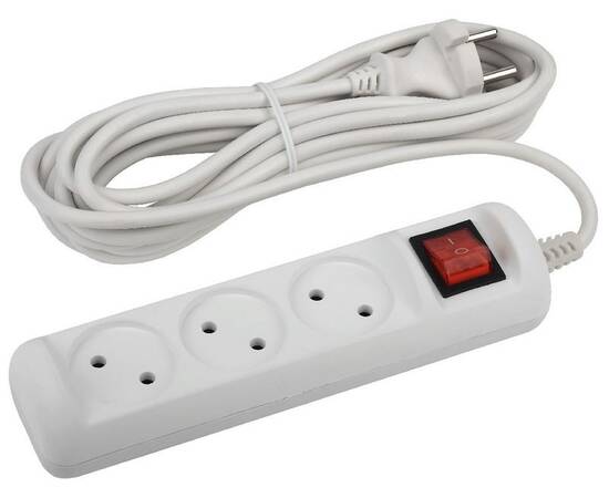Удлинитель электрический Эра U-3s-5m-2x1 Б0044051