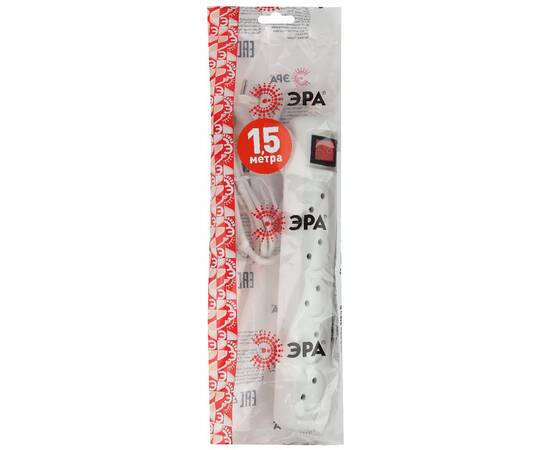 Удлинитель электрический Эра U-5s-1,5m-2x1 Б0044055, изображение 2