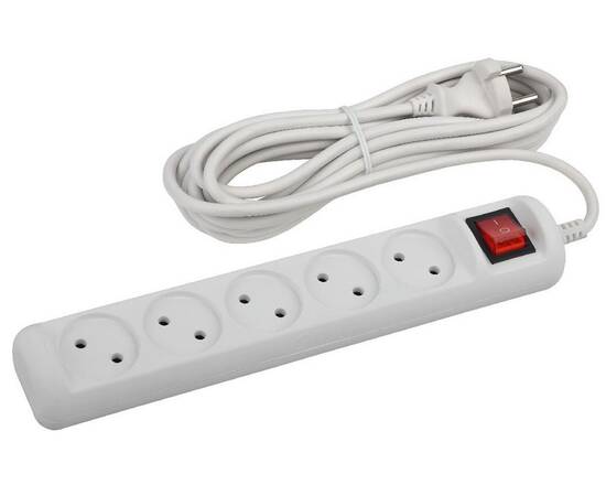 Удлинитель электрический Эра U-5s-5m-2x1 Б0044057