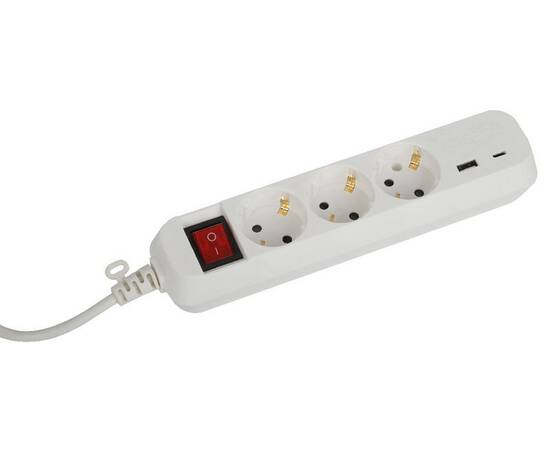 Удлинитель электрический Эра UB-3es-3m-USB Б0052898, изображение 4