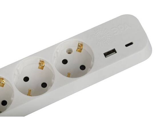Удлинитель электрический Эра UB-3es-3m-USB Б0052898, изображение 5
