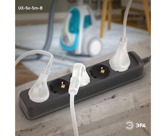 Удлинитель электрический Эра UX-5e-5m-B Б0057726, изображение 2