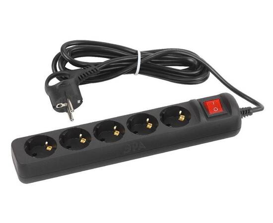 Удлинитель электрический Эра UX-5es-1,5m-B Б0057730