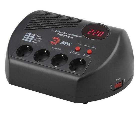 Стабилизатор Эра СНК-1500-Ц Б0031073, изображение 4