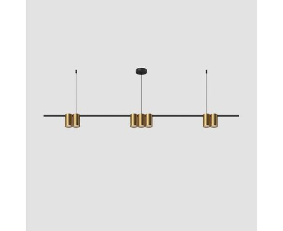 Подвесной светильник Denkirs Orbit DK4063-BK+SG, изображение 2