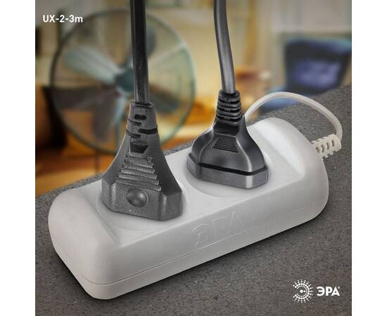 Удлинитель электрический Эра UX-2-3m Б0038558, изображение 3