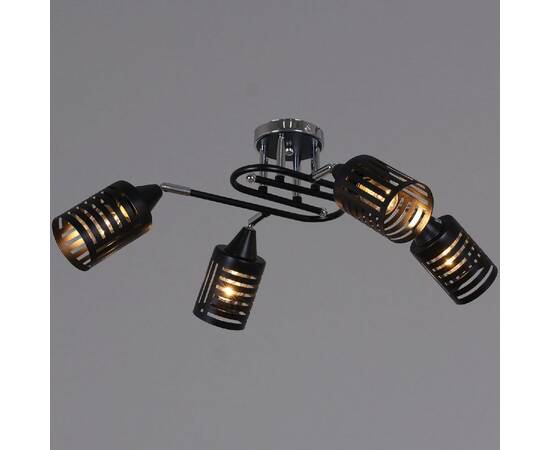 Потолочная люстра Reluce 70052-3.3-04 CR+BK