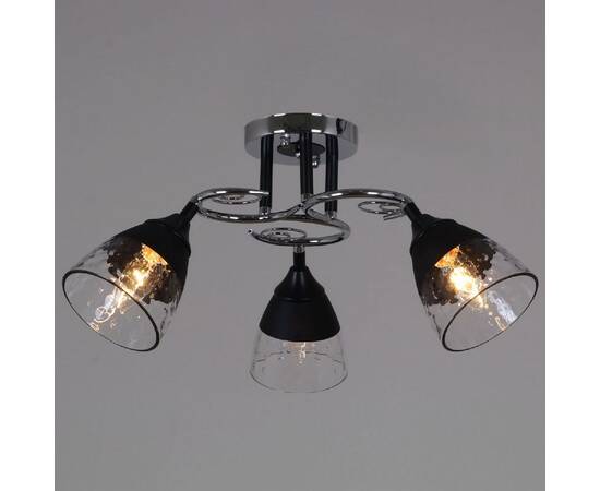 Потолочная люстра Reluce 70139-3.3-03 CR+BK
