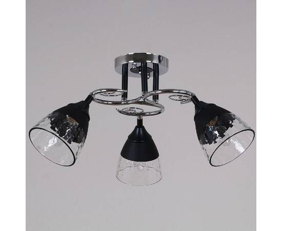 Потолочная люстра Reluce 70139-3.3-03 CR+BK, изображение 2
