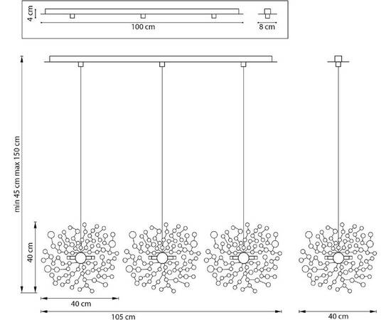 Подвесной светильник Lightstar Extra (721134+572124 ) L3PL721134, изображение 4
