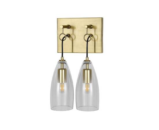 Настенный светильник Indigo Goccia 11064/2W Clear V000546, изображение 2