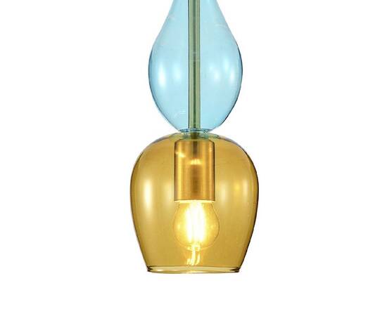 Подвесной светильник Indigo Millefiori 11065/1P Amber V000547, изображение 3