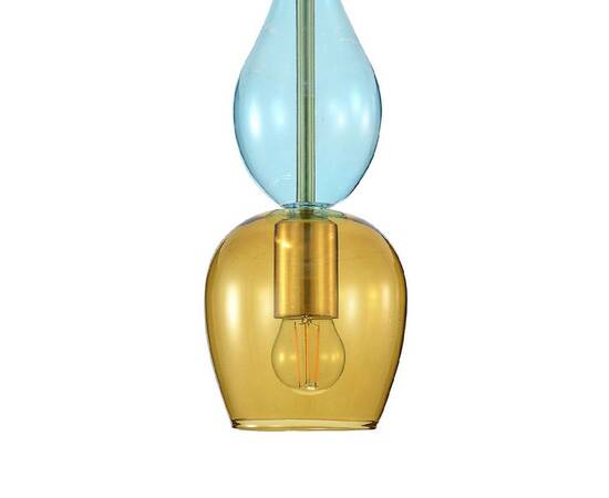 Подвесной светильник Indigo Millefiori 11065/1P Amber V000547, изображение 4