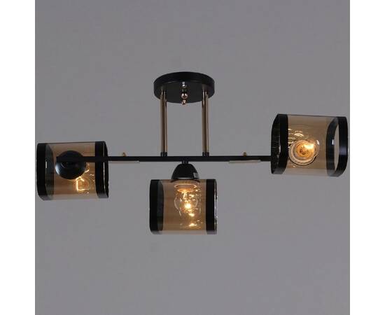 Потолочная люстра Reluce 09063-3.3-03 BK+FG