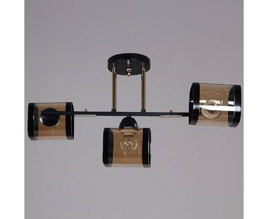 Потолочная люстра Reluce 09063-3.3-03 BK+FG, изображение 2
